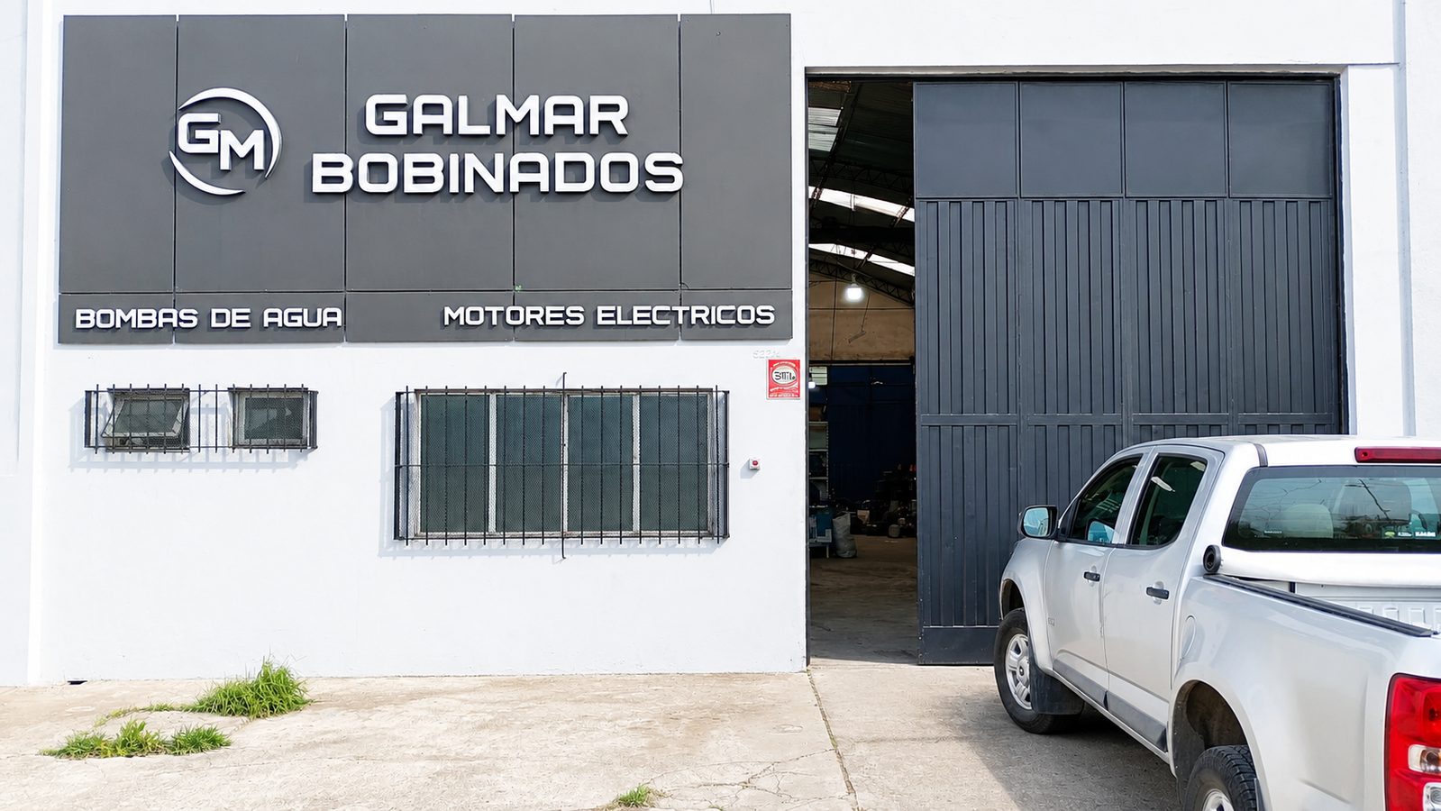 Frente del taller Galmar Bobinados